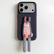 Cute Cartoon Phone Stand With Flexible Support Legs, Soft & Flexible Phone Clip, Hands-Free Desktop Viewing Stand, Strong Adhesive Grip Device, Lightweight Portable Phone Tripod, Suitable For Daily Use Or Hanging - Multicolor - View 10