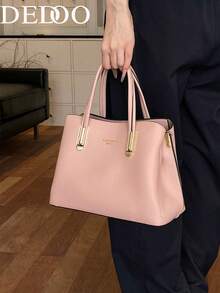 Dedoo Light Luxury Fashion Versatile Multi-Compartment Large Capacity Charming Handbag & Crossbody Bag - Pink - View 6