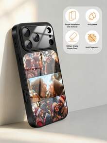 1件客製化橘色手機殼，可個性化簽名，適合朋友、情侶與家人，相容 iPhone 17 Pro Max/Air/17 Pro/17/16/15/14/13 磁吸磨砂殼，升級全鏡頭保護，相容 S26/S25 Ultra/S24/S23/S22/S21/S20 磨砂半透明防震防刮超薄殼，軍規級保護，聖誕禮物送朋友 - 黑色 - 查看 4