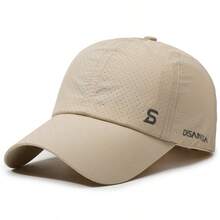 1 buah Topi Baseball Lari Jaring Bernapas Cepat Kering Musim Panas untuk Olahraga Luar Ruangan Unisex, Topi Baseball Pelindung Matahari Modis - MultiWarna - View 6