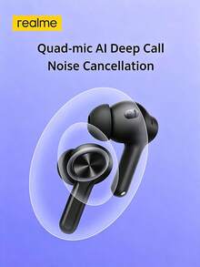 Realme Buds T200 Lite AI Deep Call Noise Cancellation TWS Earbuds, True Wireless Bluetooth 5.4, 48-Hour Battery Life - View 7