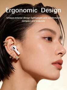 2026 High-Version Wireless Earbuds, Built-In Microphone, Lossless Audio Quality, Zero Latency, 24-Hour Battery Life, Suitable For Sports, Fitness And Music Enjoyment - View 5