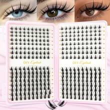LIMEIKAI 320pcs/32 Rows Cartoon Eyelashes Set, Includes Various Styles Such As Cartoon Eyelash Clusters, Anime Eyelash Clusters, Eyelash Extension Clusters, Natural Style Eyelashes, Fairy Style Eyelashes, Single Strand Cartoon Eyelashes Suitable For Beginners - View 11