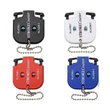 Golf Score Counter, Portable Golf Stroke Counter, Dual-Player Stroke Counter, Golf Training Aid, Golf Accessory With Lanyard, Suitable For Golf Training, Various Tournaments And Games. - Multicolor - View 10