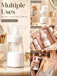 Portable Refillable Powder Spray Bottle - Suitable For Hair Styling Powder, Glitter, Talcum Powder And Baking Decoration Powder (Powdered Sugar/Cocoa Powder) Etc.; Multi-Functional Leak-Proof Design, Suitable For Hair Stylists And Personal Daily Use. - Multicolor - View 4