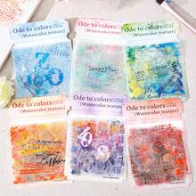 JotBox Colorful Ode Watercolor Texture PET Stickers Digital Film Creative Planner Stationery Stickers Decoration DIY School Supplies - Ode to Color - View 7