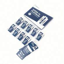 60pcs Double Edge Safety Razor Blades, Platinum Coated High Stainless Steel Razor Blades - Suitable For Most Safety Manual Razors - Ultra Sharp, Suitable For Close Shaving - Razor Blades - View 2