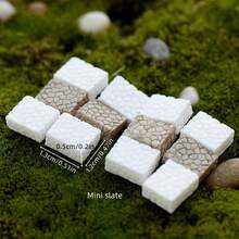 12pcs Miniature Slate Staircase Model, Creative Resin Fairy Garden Landscape Decor - A - View 5