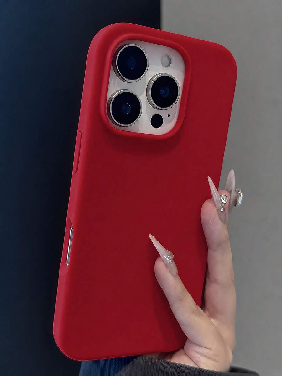VRNOEI 1 Red Luxury Phone Case, Compatible With IPhone 17 Pro Max 17 16 15 14 13 12 11 Pro Max Plus Case, Shockproof Protective Cover - Firefly Rose - View 1