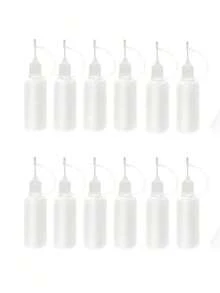1/5/20pcs Botol Plastik Peras 20ml dengan Ujung Jarum dan Corong - Penyimpanan Lem yang Tepat, Dispenser Cairan, Wadah Pelumas - Sempurna untuk Kerajinan DIY - Hadiah Ideal untuk Seniman dan Pengrajin - View 1