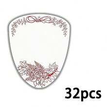 Segnalibri personalizzati con bordo floreale per matrimonio con nappine, nomi personalizzati dello sposo e della sposa e data, etichette per bomboniere di matrimonio, accessori vintage per inviti di matrimonio floreali - Multicolore - Visualizzare 12