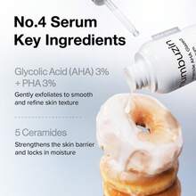 Numbuzin - No.4 Ceramide AHA Glazed Skin Prep Serum - Moisturizing Serum - Ceramide AHA - 查看 4