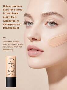 NARS Soft Matte Complete 遮瑕粉底液 #Yukon (2.5 Light Cool Tone) 45ml/1.5oz | 全遮瑕啞光妝效粉底 | 長效持妝 | 抗脫色 | 控油 | 輕盈 | 均勻膚色 | 適合油性與混合性肌膚 - Yukon (Light 2.5) - 45ml - 查看 3