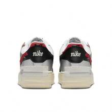Nike Air Force 1 輕盈舒適百搭簡約防滑厚底板鞋女款 白紅黑 - 白紅黑 - 查看 5