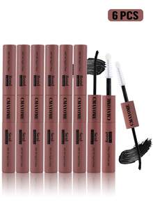 [72-Hour Strong Hold] 1/2/3/4/5/6pcs Hypoallergenic 2-In-1 Eyelash Glue & Sealer | 72-Hour Strong Hold, Latex-Free, Waterproof | Suitable For DIY Cluster False Eyelashes, Home False Eyelash Makeup Tools | Mixed Black Eyelash Extension Glue - Rust Brown - View 11
