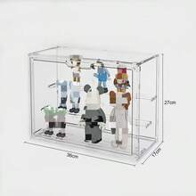 1PC Versatile Clear Acrylic Storage Box - Dustproof Display Case For Models, Tools & Books | Transparent Organizer Container,Product Display Racks, Bag Storage, Toy Storage, Shoe Storage, Cosmetic Storage - Multicolor - View 10