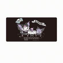 Kuromi Tarot Fortune Extended Gaming Mouse Pad, Solid Black Base Sanrio Dark Magic Cartoon Character Large Soft Mouse Pad For Bedroom Study Office Daily Use - A - View 4