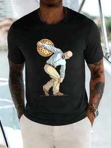 Men T-Shirts - Black - View 1