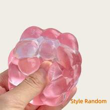 1 pieza Cubo antiestrés 2026 nuevo de 9 bolas con textura rugosa, suave al tacto, de rebote lento, reductor de estrés para adultos y adolescentes, decoración de escritorio, regalo y detalle para fiesta, estilo y embalaje aleatorios - Multicolor - Ver 7