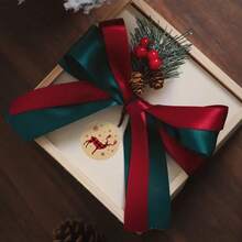 500pcs Vintage Christmas Stickers Roll Brown Paper Merry Christmas Stickers Labels Roll Vintage Santa Claus Stickers Christmas, First Day Of School - Cartoon - View 3