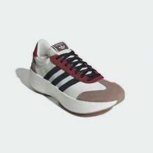 Adidas Spring/Autumn Unisex Vintage Sports Shoes, Thick Sole Classic Casual Athletic Sneakers JR7000 - Jade White/Charcoal Gray/Pink Brown - View 4