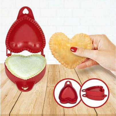 Forma Molde Coração Para Pastel Fogazza Risoles Plástica