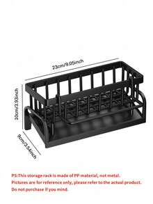 1PC This Multi-Functional Kitchen Storage Rack, Including A Sink Sponge Drainer, Can Hang And Store Sink Cleaning Cloths, Dish Soap, And Countertop Cloths. Suitable For Kitchens And Bathrooms, It Makes A Great Gift For Friends And Family. - Multicolor - View 9