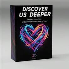 Get To Know Us Deeply: 50 Deep Questions For Couples, Marriage Therapy Tool For Busy Couples, Perfect Gift And Conversation Starter For Anniversaries Valentine's Day, Date Night Game, Romantic Gift For Boyfriend, Girlfriend, Husband, And Wif - Black - View 2