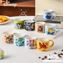 Disney Official Zootopia Nick & Judy Ceramic Mini Mug, Cute Cartoon Couple Water Cup, Home Coffee Cup, Souvenir, Random 1pc - Multicolor - View 4