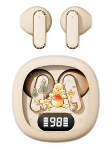 OTN Q5 Disney聯名正版半入耳式藍牙耳機，高保真音質，數位電量顯示，便攜充電盒，適合女大學生的日常耳機，兼容Android、iOS及其他主流系統 - 查看 12