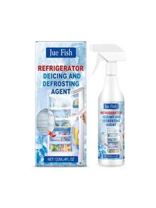 Refrigerator Defrosting & De-Icing Agent, Home Freezer Ice Melting & Cleaning Ice Removal Anti-Frosting Defrosting Agent, Fast Melting Thick Ice Layers In Freezer & Refrigerator Compartments, Ice Removal & Descaling, No Scraping, Effortless, For Inner Liner, Home Freezer Ice Melting Spray Tool. - Refrigerator Defrosting and De-icing Agent - View 4