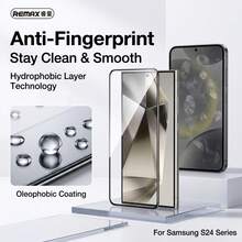 Remax WL-01 Protecteur d'écran en verre trempé haute définition, compatible avec Samsung S24 Ultra/S24FE/S22+/S23+/S21+/S24+/S24/S22/S23/S21, Samsung A71/A03/A34/A35/A55/A15/A24/A25/A03 Core, Redmi K70/K50pro, dureté 9H anti-rayures anti-explosion anti-empreintes, convient pour les trajets quotidiens, le bureau et la protection d'écran de téléphone en extérieur - Multicolore - Voir 5