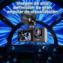 Dual Camera Exterior Interior Rear DVR Car Auto Black Color Ele-Gate - A - View 7
