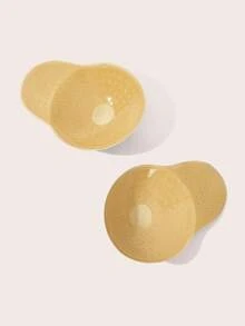 Lignisse Silicone Adhesive Bra Pads, Reusable Sticky Bra Inserts, Push Up Breast Lift Nipple Covers, Invisible No Show Pads For Backless Dress, Bikini, Wedding & Party - Multicolor - View 7