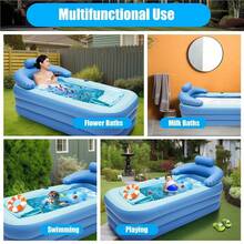 Portable Foldable Bathtub Adult Inflatable Bath Tub Tub Home Spa Warm Water Tub - 1 - View 6