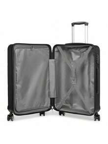 Leichtes ABS+PC Hartschalen-Kofferset 3-teilig – 20" Handgepäck, 24" & 28" Aufgabegepäck, 360° Spinner-Rollen, TSA-Schloss, YKK-Reißverschlüsse – ideal für Reisen, Urlaub, Geschäftsreisen & Geschenke - Schwarz - Übersicht 10