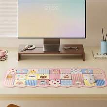 Sweetheart Puzzle Cute Girl Workstation Computer Desk Mat, Highly Attractive Student Desktop Wallpaper Extra Large Mouse Pad, Graduation Season Back To School Gift - Rectangle - View 2