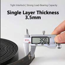 3M Mushroom Head Hook And Loop SJ3550 Strong Adhesive Nylon Hook And Loop Fastener, Double-Sided Hook-And-Loop For Car, Wall Hanging Tool, No Drilling, No Trace, Strong Adhesion - Black 6 Pieces - View 2