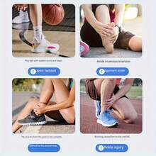 1pc Ankle Support Brace, Prevent Sprain, Basketball Sports Protection Sleeve, Football Protection Sleeve, Women Running, Men Ankle Joint Protection - Multicolor - View 5