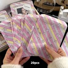 30pcs 3.9*5.9 Inch Self-Sealing Party Gift Bags, Jewelry Accessory Decorative Packaging Bags, Cartoon Rabbit Pattern Packaging Bags, Gift Self-Sealing Storage Bags, Cute Gift Packaging Bags, Thickened Gift Bags, Reusable, Suitable For Holiday Birthday, Wedding, Party Gift Packaging, Daily Storage Bags And Plastic Self-Sealing Bags. - Gift Bags - View 11