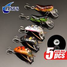 ANFS 5pcs Floating Fishing Lure Assorted Design, 3D Eyes Fishing Bait, Cool Fishing Gift For Angler - Multicolor - View 9