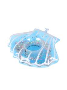 Shiny Shell Inflatable Drink Holder/Floating Mat, Inflatable Drink Holder, Shiny Shell Inflatable Drink Holder, Reusable Shiny Shell Inflatable Drink Holder/Floating Mat, Suitable For Pool Parties, Summer Garden And Swimming Activities, Spa, Fashionable Colorful Spherical Home Party Decoration, Summer Travel Essential - Multiple Styles - View 11
