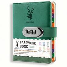 Secure Password Organizer, Password Book, Creative Password Book With Letter Tabs, Designed As A Lockable Personal Information Notebook, Including Diary And Password Management Functions, Office And School Supplies. - One Size - View 12
