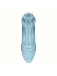 1pc Random Color Silicone Soft Finger Toothbrush For Dogs, 360° Gentle Cleaning, Soft Bristles, Suitable For Pet Dental Care, Easy To Use Dog Finger Toothbrush - Multicolor - View 6