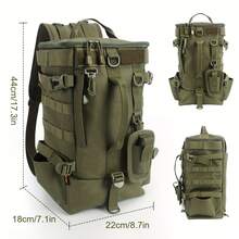 Multifunctional Fishing Backpack Tackle Bag With Rod Holders Fish Equipment Storage Waterproof Wear-Resistant Outdoor Sports Bag - Multicolor - View 3