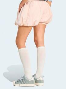 Adidas Clover-Patterned Loose-Fitting Outdoor Woven Women's Lantern Shorts - Pink Orange - View 7