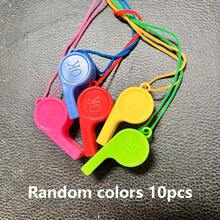 10/20pcs/Pack Colorful Loud Sports Whistle With Lanyard, Suitable For Referees, Cheerleaders And Outdoor Activities - Ideal Choice For Coaches And Referees - Colorful Plastic Whistle Small Whistle Sports Referee Cheering Whistle Fan Supplies - Multicolor - View 12