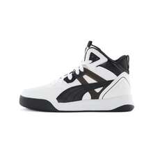 Puma 春秋款中性拼接配色舒適中筒繫帶運動休閒鞋 37413908 - 白-黑色 - 查看 2
