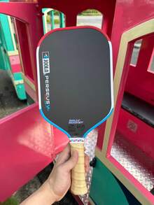 JOOLA Pro V Summer Limited Ice Cream Color Pickleball Paddle, 16mm Original Carbon Fiber Textured Surface, Power Core And Reinforced Frame, USAPA And UPA-A Certified, Built-In NFC Chip, Lightweight High-End Control, Suitable For Outdoor And Indoor Pickleball Sports - Perseus - View 1