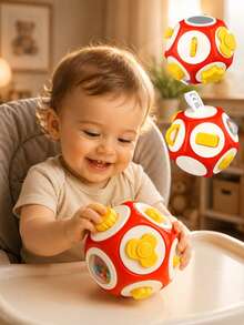 Toddler Sensory Toy Ball, Early Education Puzzle Busy Ball, Dodecahedron Grasping Ball, Infant Early Learning Toy - Busy Ball - View 5